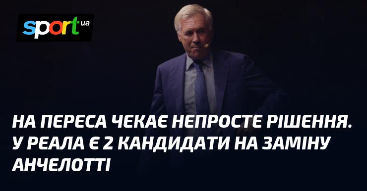 Перес опиняється перед складним вибором. У Реалі існує двоє претендентів на позицію тренера замість Анчелотті.