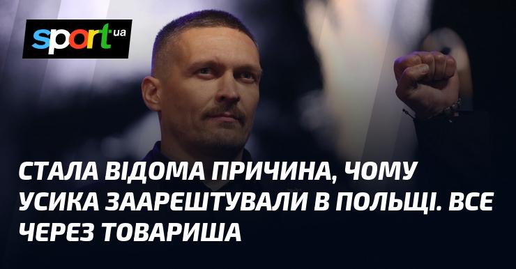 Виявилася причина, чому Усика затримали в Польщі. У всьому винен його знайомий.